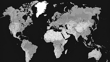 World map graphic